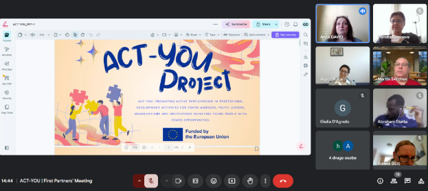 Partnerski sestanek v mednarodnem projektu ACT-YOU